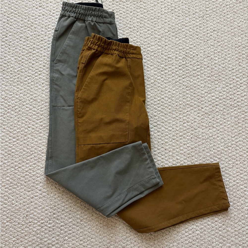 Lululemon Brown and Green Jogger Bundle - Medium